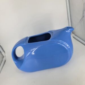 Vtg Art Deco Hall‎ China For Westinghouse Water Pitcher Promo 1930 8 Cup Blue